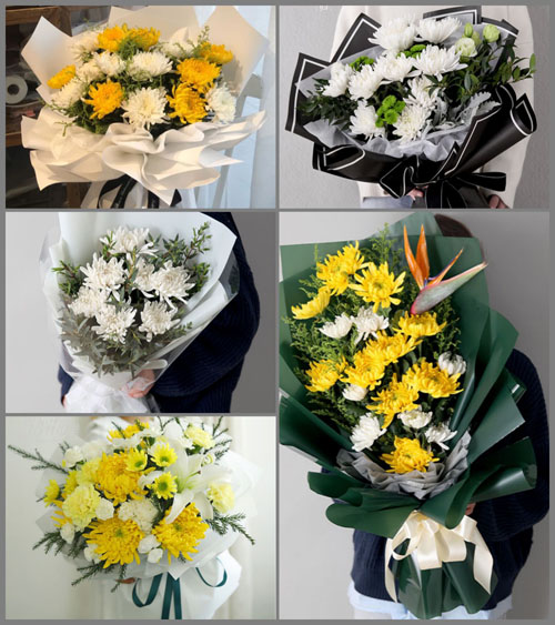 四川成都郫都区花园镇第二社区白事花束代送